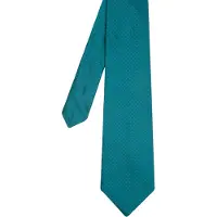 Paul Smith Men Tie 8cm Wide Pin Dot Petrol Blue Size: OS | Ties Outlet | Heren | Blauw