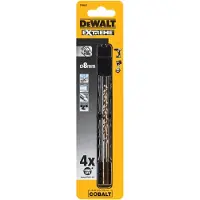 DeWalt Extreme Cobalt - HSS-E Metaalboor - 8,0 mm - HSS-Co 5% - Voor RVS en hard staal - Antislip schacht