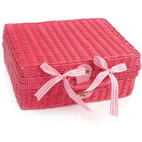 Tidlo Theeservies - Picknick set - In koffer - Roze