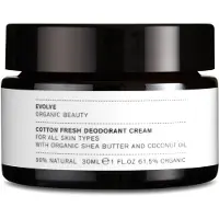 Evolve Organic Beauty Cotton Fresh Deodorant Crème - 30ml