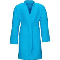 Vossen Unisex badjas ROM Pique-U turquoise XL