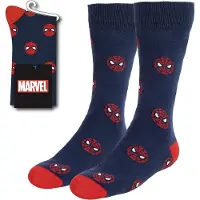 Cerdá Spiderman Mini Head volwassen lange sokken 38/45