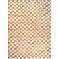 Ferm Living Vloerkleed Check Wool Jute 200 x 300 cm - Off-White / Natural