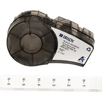 Brady M21-500-499-TB tape nylonweefsel | zwart op wit | 12,7mm x 4,90m