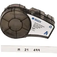 Brady M21-375-499 tape nylonweefsel zwart op wit 9,53 mm x 4,88 m (origineel)