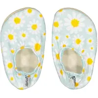 SLIPSTOP kinder schoenen met madeliefjes lichtblauw maat 33/35