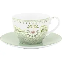 Pip studio Kop & Schotel Lily & Lotus Tiles Light Green 280 ml