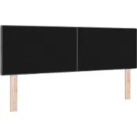 vidaXL Hoofdbord Donkergrijs 160 cm Fluweel