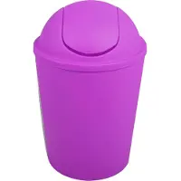 MSV prullenbak AKO, 5,5 liter, met deksel, paars