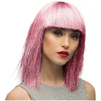 Boland Pruik crazy roze