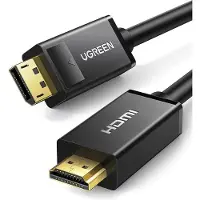 UGREEN DisplayPort naar HDMI Kabel - 4K 30Hz - 1.5m - Zwart - 32 AWG