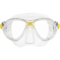 Cressi Marea Junior Diving Mask Transparant,Geel Kinderen