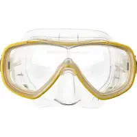 Cressi Onda Diving Mask Transparant,Geel
