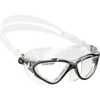 Cressi Planet Swimming Mask Transparant,Zwart Clear