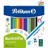 Pelikan Kleurpotloden Kleurenassortiment BS24LN 24 Stuks