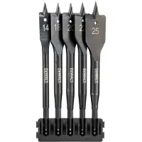 DeWalt Accessoires Houder + Extreme IMPACT speedboren | 5 stuks | 14 mm, 18 mm, 20 mm, 22 mm, 25 mm - DT70833-QZ