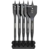 Dewalt Accessoires Houder + Extreme IMPACT speedboren | 5 stuks | 16 mm, 18 mm, 20 mm, 25 mm, 32 mm - DT70834-QZ