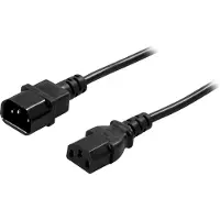 Deltaco DEL-113B power cable Black C14 coupler IEC C13