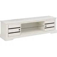 Loft 24 Loki-Tv-meubel - 2-deurs - Wit Grenen