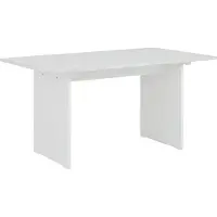 DOMUS Morgan-Eettafel - 140 cm - Wit Grenen