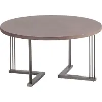 DOMUS Steph|Salontafel 80 cm in Zwart Metaal