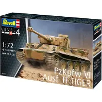 Revell Modelbouwpakket Militaire voertuigen - 03262 PzKpfw VI Ausf. H TIGER Plastic - 1:72 -
