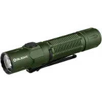 Olight Warrior 3S green Zaklamp werkt op een accu LED IPX8 (waterdicht), Met riemclip, Met holster, Met stroboscoopfunctie 2300 lm 176 g