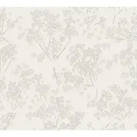 A.S. Création Casual Living - Wit - Floraal - 395483
