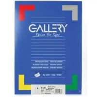 Gallery witte etiketten ft 99,1 x 67,7 mm (b x h), ronde hoeken, doos van 800 etiketten