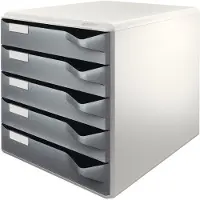 Leitz Ladenblok met 5 laden - Wit/Donkergrijs