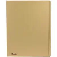 Esselte inlegmap van dossierkarton met 10 mm overslag folio crème (100 stuks)