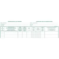 Exacompta Aandeelhouders nv Registerboek Wit Gelinieerd Speciaal 32 x 0,8 x 24 cm 110 g/m² 40 Vellen