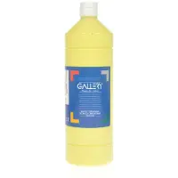 Gallery plakkaatverf, flacon van 1 l, lichtgeel