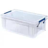 Fellowes ProStore Plastic Opbergbox met deksel - 100% recyclebaar - veilig voor voedsel - 10L