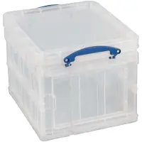 Really Useful Box opbergdoos 35 liter opvouwbaar | transparant