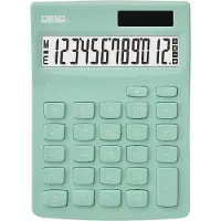 Desq | Bureau Rekenmachine | 12 Cijfers| Compact | Mint Groen | New Generation