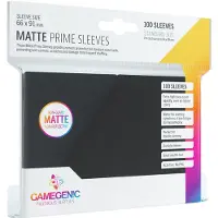 GameGenic Prime Matte Sleeves 66x91mm Zwart (100 stuks)