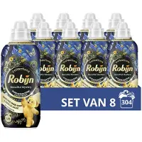 Robijn - Wasverzachter - Beautiful Mystery - 8 flessen- 304 wasbeurten - Voordeelverpakking