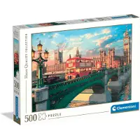 Clementoni - Puzzel - 500 Stukjes - Westminster Bridge - Puzzel Voor Volwassenen - High Quality Collection