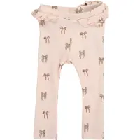 Lil´ Atelier Leggings 'NBFGavo' mokka / rosa