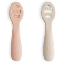 Mushie Eerste Set Babylepel Blush Shifting Sand 1 set