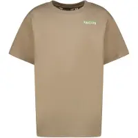 Raizzed T-shirt bruin Jongens Katoen Ronde hals Backprint - maat 164