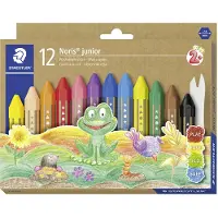 Staedtler Noris junior waskrijtjes - set 12 st