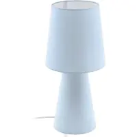 Eglo 97432, Blauw, Textiel, Woonkamer, Type II, E27, 2 lampen