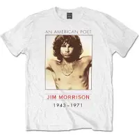 Bravado American poet/white/l/men/tee shirt