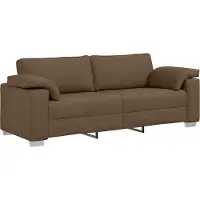 vidaXL 3-Zits Sofa Bruin 220 cm Stof