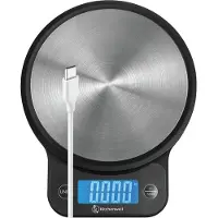 Kitchenwell Keukenweegschaal - Digitaal - 1g-10kg - LCD - Waterbestendig