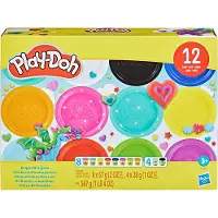 Play-Doh Kleiset - 12 Felle Kleuren - 567g - Voor Creatief Spelen (3+)