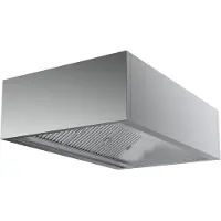 CombiSteel Inductiekap Doosmodel 3000 - RVS - 1300mm Diep - 5 Filters