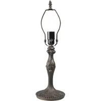 Clayre & Eef Lampenvoet tafellamp tiffany Ø 15x42 cm kunststof lampvoet